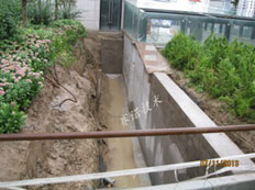 即使開挖重新進行防水處理依然不能夠保證不漏水