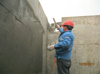 化工廠污水池的防腐抗?jié)B處理