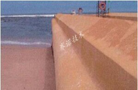 海邊建筑用YYB特種防腐抗?jié)B漿料處理后
