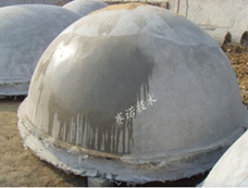 用YYB特種防腐抗?jié)B漿料做的沼氣罐,無任何干縮裂紋,耐久性好