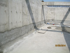 用YYB特種防腐抗?jié)B漿料處理后的硫酸池