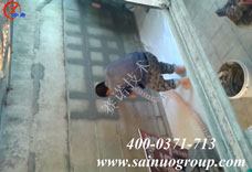 用YY-1瓷磚滲漏一噴靈對(duì)貼過瓷磚的游泳池漏水的治理