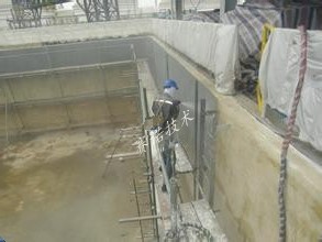 混凝土水池用YYF特種防腐涂料做防腐防水處理