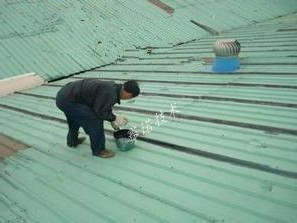 用YYF特種防腐涂料做彩鋼瓦防水防腐