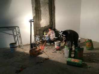 后澆帶漏水，YYA噴涂治理