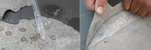 改性MD聚合物防水涂料，即使表面防水層被破壞，也不易漏水