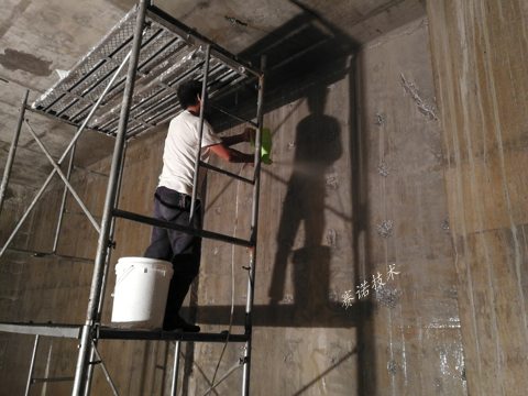 邵陽地下室漏水螺栓孔漏水的治理