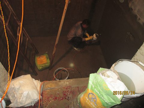 南京電梯井漏水治理案例