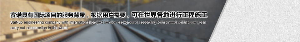 賽諾具有國(guó)際項(xiàng)目的服務(wù)背景，根據(jù)用戶(hù)需要，可在世界各地進(jìn)行工程施工